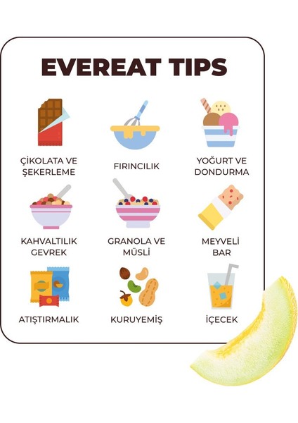 Kavun Kuru Meyve Cipsi 15 G x 5 Adet Dondurularak Kurutulmuş Meyve fırsatları