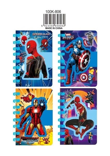 Karakterli Defter 20 Adet