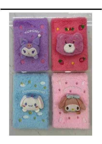 Karakterli Peluş Defter