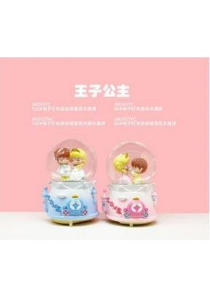 Işıklı Müzikli Püskürtmeli Büyük Boy Kar Küresi