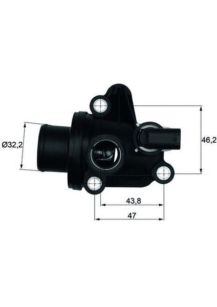TI12.87 - Termostat 87 C Mercedes OM668 W168 W414