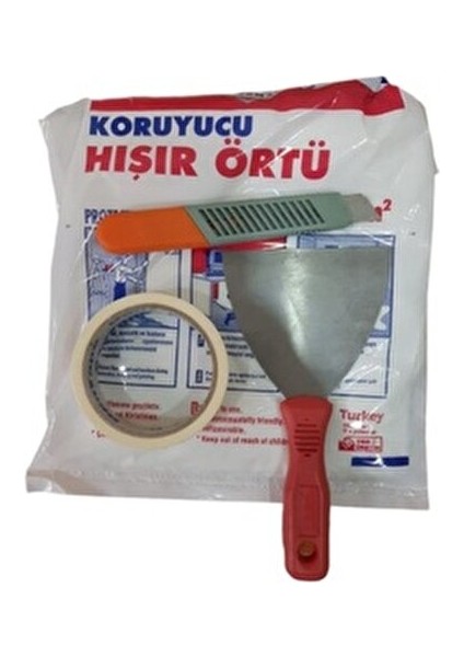 9 Parça Boyacı Seti 25 cm Rulo Fırça ve Maskeleme Bandı ile 1 Adet fırsatları