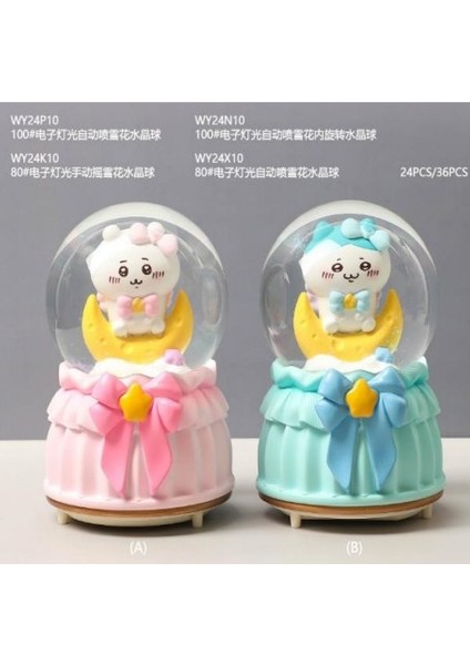 Işıklı Müzikli Püskürtmeli Büyük Boy Kar Küresi