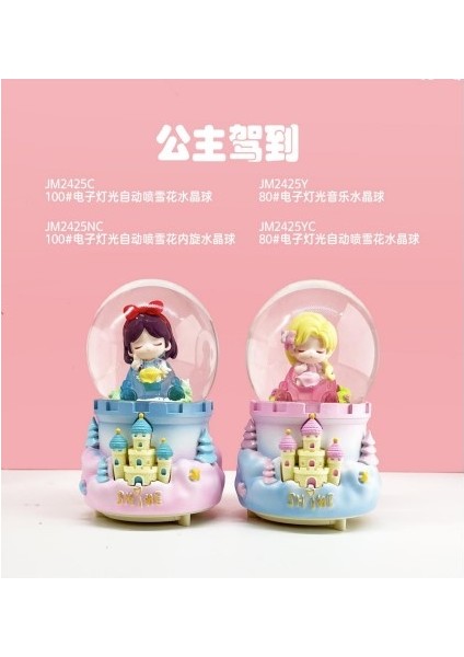 Işıklı Müzikli Püskürtmeli Büyük Boy Kar Küresi