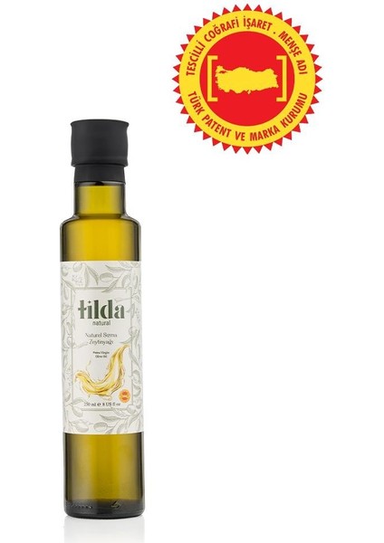 Soğuk Sıkım Natürel Sızma Zeytinyağı – 250 ml