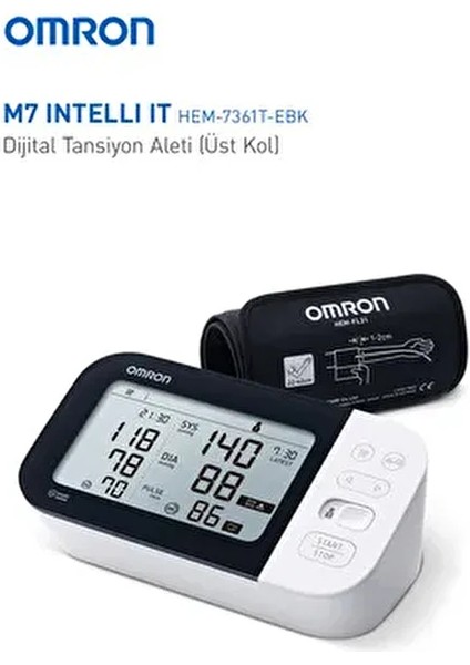 M7 Koldan Tansiyon Aleti Bluetooth Özellikli Üst Kol Ölçüm 4015672111721 modelleri