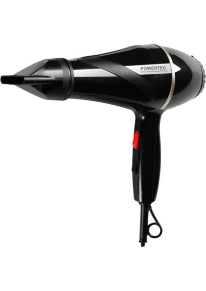 TR-501 Profesyonel Renkli Fön Makinesi Siyah