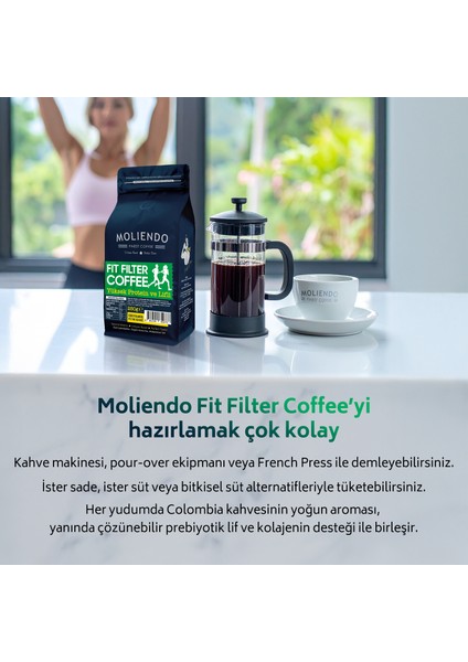 Moliendo Fit Filtre Kahve (Öğütülmüş Filtre Kahve) 250 G modelleri