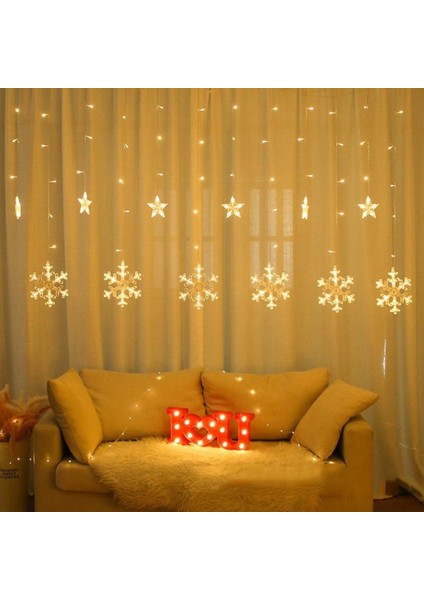 Kar Tanesi Perde LED Işıklar Yılbaşı fiyatları