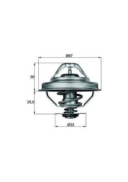 TX28.88D - Termostat 88 C Bmw M50 M52 E30 E34 E36