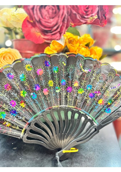 Plastik Pullu Yelpaze