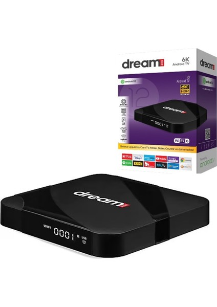 6k Android Tv Box, Uydu Alıcı, 2-16GB, Çok Renkli, Yüksek Performans