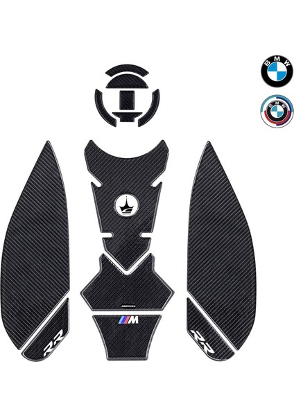 BMW S1000RR 2023-2025 ile Uyumlu Full Depo Koruma 6D Karbon Tank Pad fiyatları