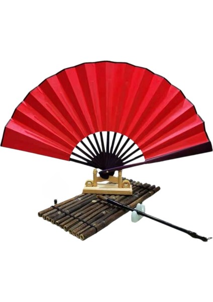 Yelpaze Saten Kraft Kırmızı