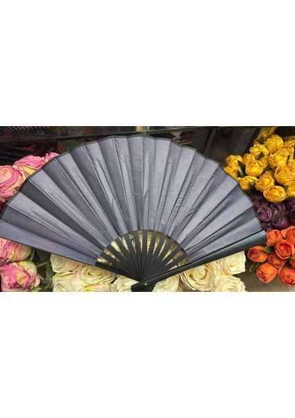 Yelpaze Saten Kraft Füme