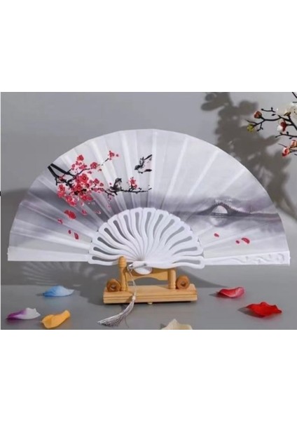 Plastik Desenli Yelpaze modelleri