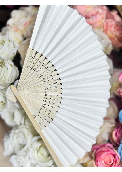 Ahşap Kağıt Yelpaze