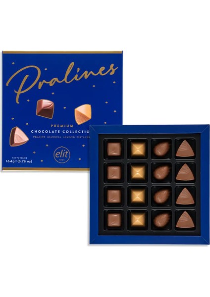 Premium Chocolate Collection Pralines Spesiyal Kutu 164 gr Glutensiz fırsatları