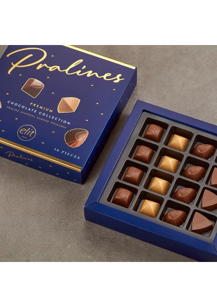 Premium Chocolate Collection Pralines Spesiyal Kutu 164 gr Glutensiz