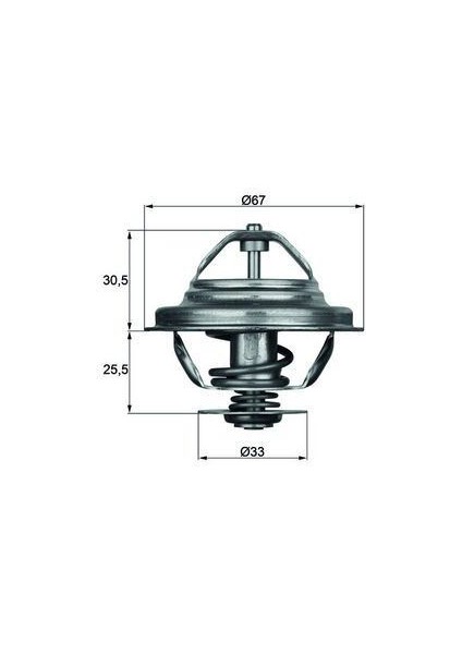 TX27.71D - Termostat 80 Bmw M40 M20 M50 E30 E34 E36