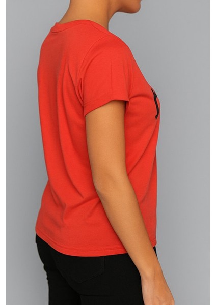 Unisex Bisiklet Yaka Basic Tişört
