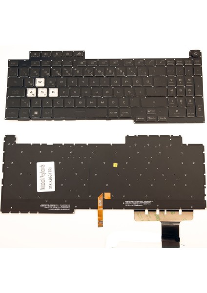 Asus Rog Strix G17 G713 Notebook Klavye Rgb Işıklı V.2