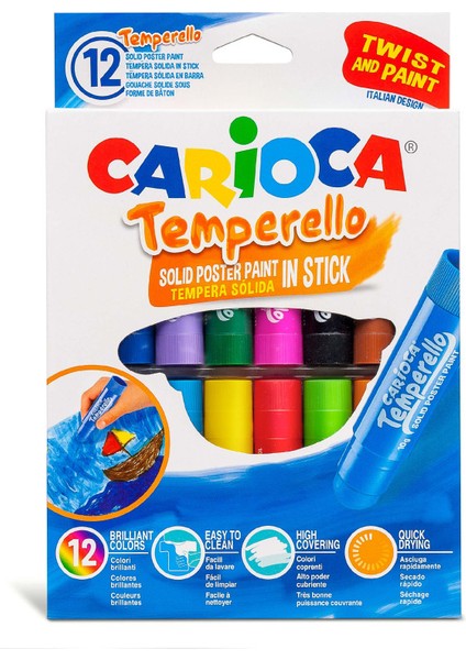 Temperello Stıck Poster Boyama Kalemi 12’li