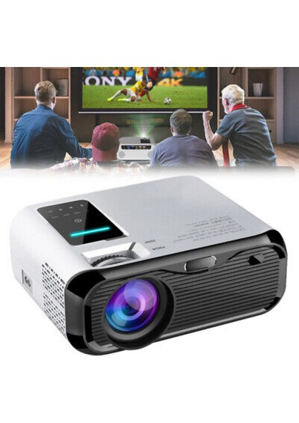 1080P Wireless Kablosuz Görüntü Aktarımlı Wifi Ev Projeksiyon indirimleri
