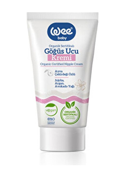 Göğüs Ucu Kremi Organik Bitki Özleriyle 30 ml Hassas Ciltler İçin