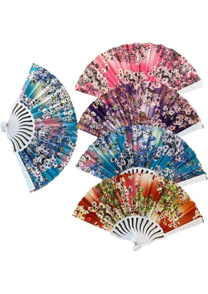 Yelpaze Karışık Renk 12 Adet