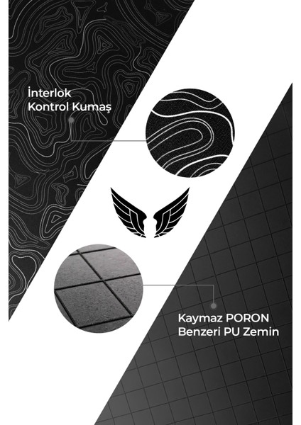 Gaming Oyuncu Gamer Mouse Pad 70X30 Cm, Kaymaz Taban Uzun ve Büyük Boy Xlarge Ofis Tipi Mouse Ped fiyatları