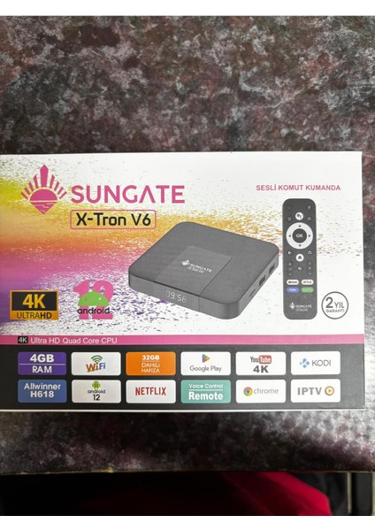 X-Tron V6 4K Ultra Hd Android Box Siyah, Yüksek Kalite, Net Görüntü ve Hızlı Performans modelleri