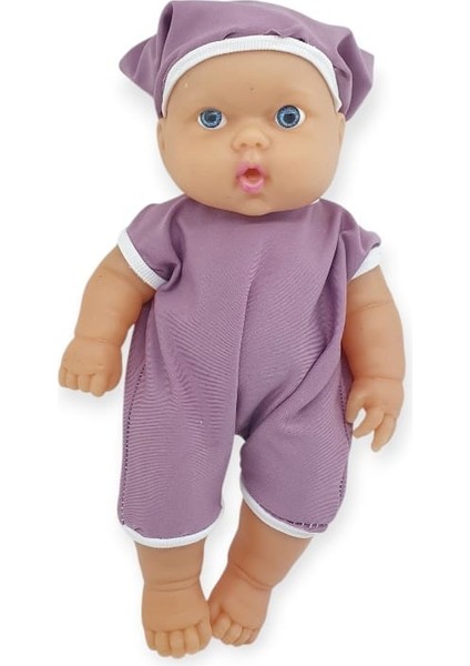 Kıyafetli Et Bebek 35 cm - LMN208 - Mor fiyatları