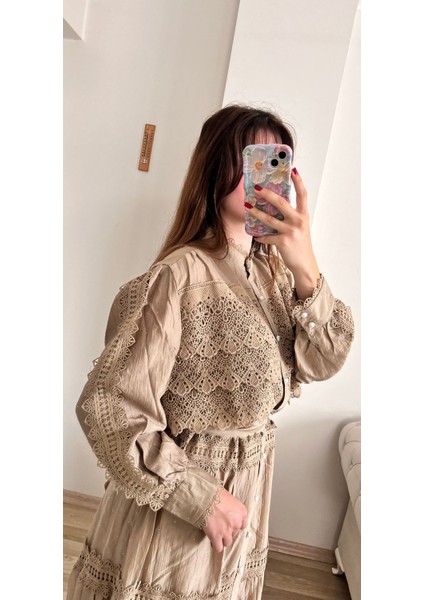 Ithal Güpürlü Pırlantalı Elbise fiyatları