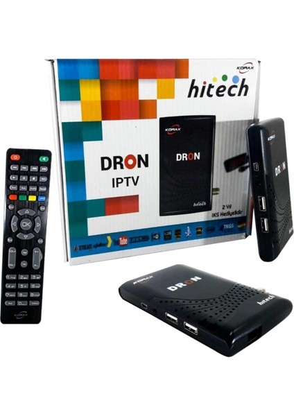 Yüksek Kaliteli Ip Tv Uydu Alıcısı Siyah, Eğlence Keyfini Yükselten Cihaz