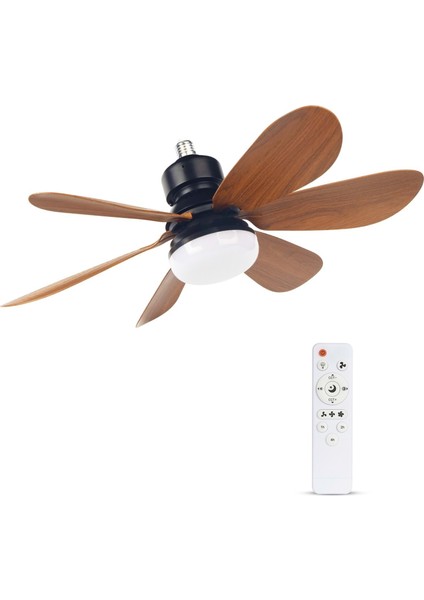 Shoamı T0522 Kumandalı Aydınlatmalı Vantilatör ( 3 Renk Işık )