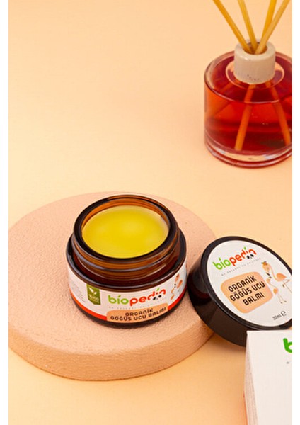 Organik Göğüs Ucu Balmı Bitkisel Ekstrakt İçeren 100 ml Paraben ve SLS İçermez fırsatları