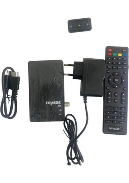 Full Hd Bluetooth Kumanda ile Dijital Uydu Alıcı, Wifi Antenli Siyah Model