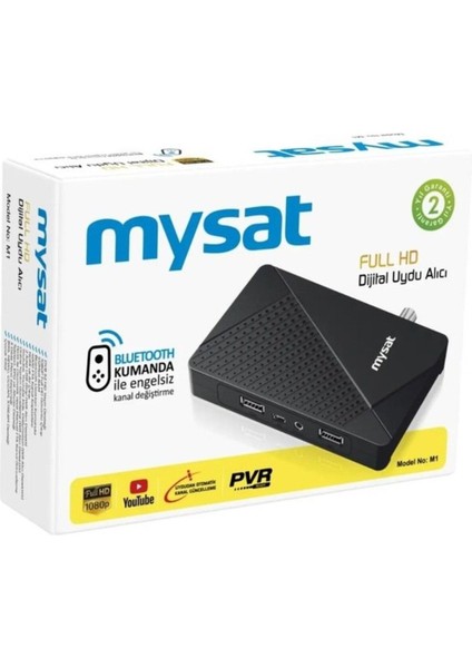 Full Hd Bluetooth Kumanda ile Dijital Uydu Alıcı, Wifi Antenli Siyah Model fiyatları
