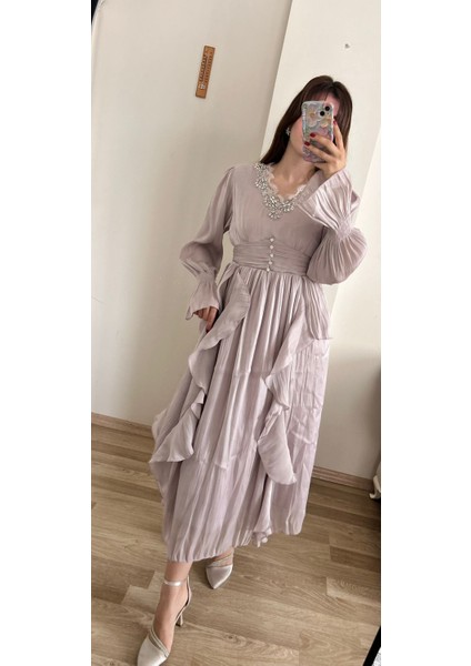 Ithal Diana Güpürlü Elbise fiyatları