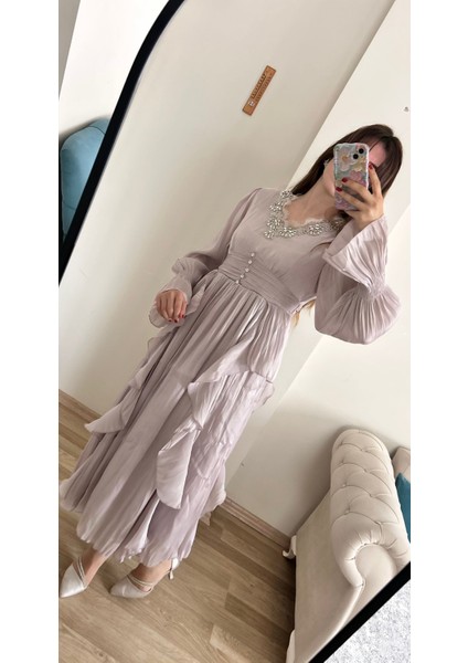 Ithal Diana Güpürlü Elbise modelleri