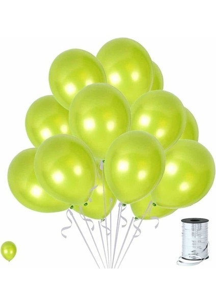 Metalik Yeşil Balon 10'lu M133