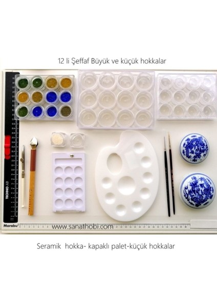 Kapaklı Minik Palet, Saklama Kutusu (13 BÖLMELİ)