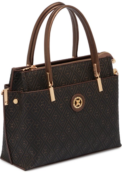Bronz Print Kadın Omuz Çantası - S1WPR0000803-R7P fiyatları