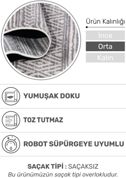 Mokka Modern Halı | Yumuşak Dokulu, 9 mm Orta Kalınlık, Tozumaz ve Robot Süpürge Uyumlu fiyatları