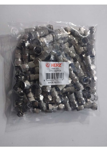 Beyaz F Konnektör, Yüksek Kaliteli Bağlantı Parçaları, Dayanıklı ve Güvenilir Kullanım fiyatları