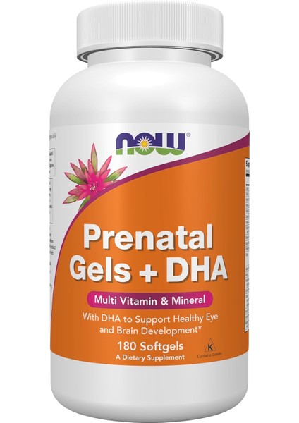 Prenatal Multivitamin Gels + Dha, 180 Softgels