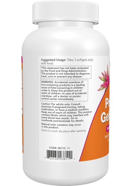 Prenatal Multivitamin Gels + Dha, 180 Softgels fiyatları