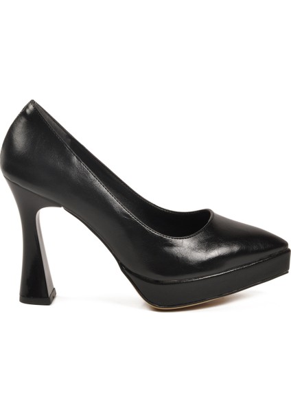 Siyah Ince Uzun Kadın Topuklu Ayakkabı 448206 Z fiyatları