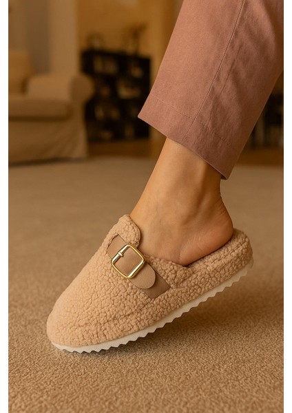 Kadın Tokalı Havlu Kışlık Kadın Terlik modelleri